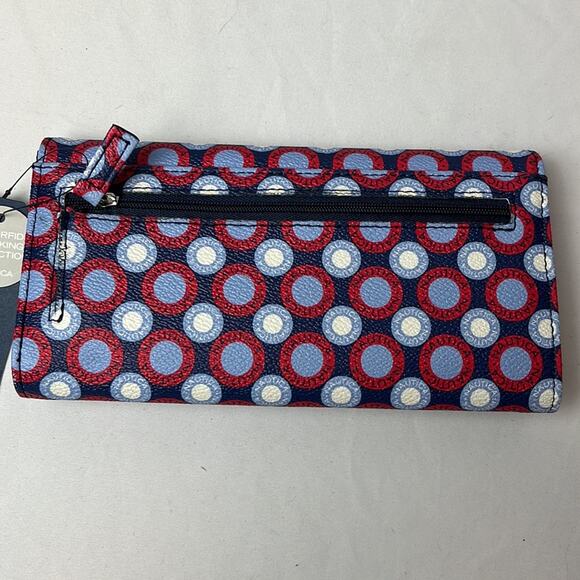 Nautica Deep Sea Dive Money Manager Wallet Red Blue 7.5”x3.5” - Picture 4 of 9